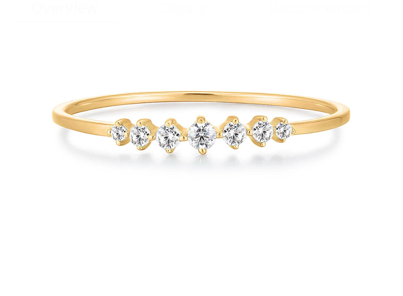 Diaminta 14k gold diamond ring