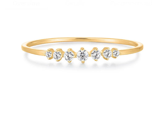 Diaminta 14k gold diamond ring