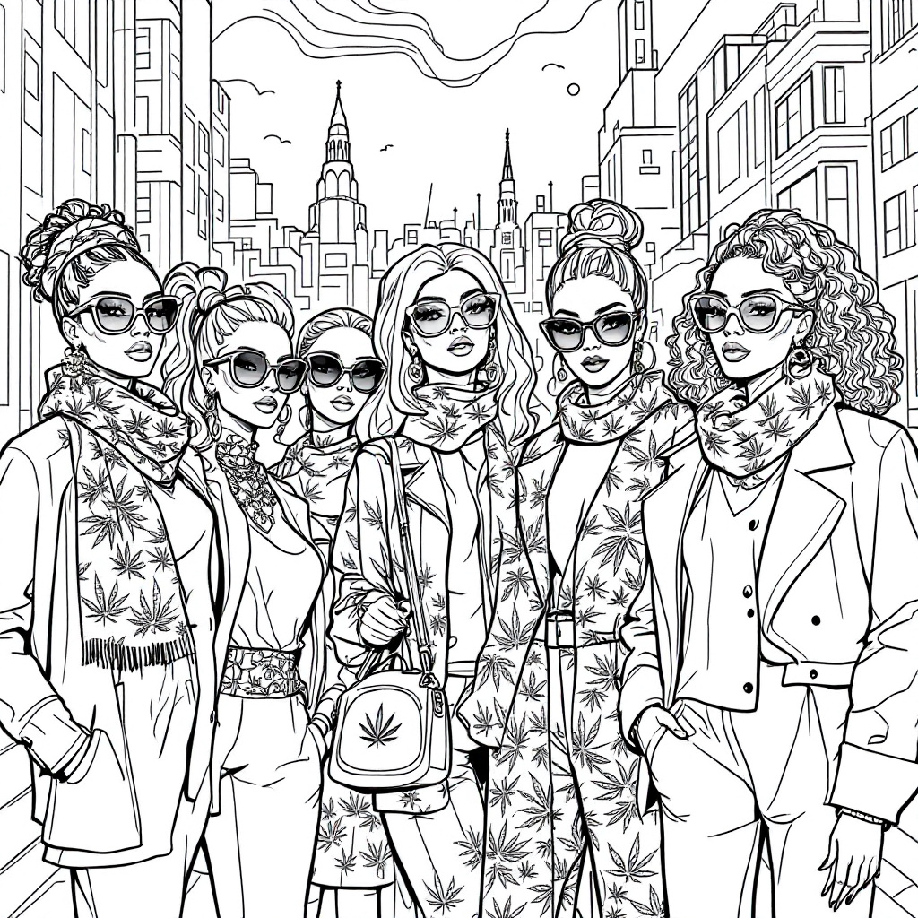 “Chic Gardeners” Coloring book