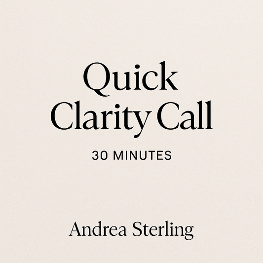 Quick Clarity Call - 30 minutes